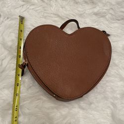 Heart Purse - Tan Brown