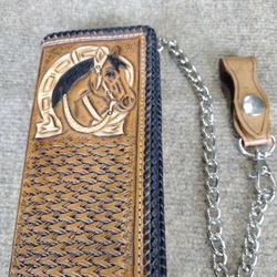 Leather Wallet Western 