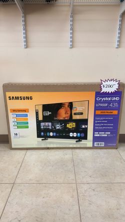 SAMSUNG CRYSTAL UHD 43” TV