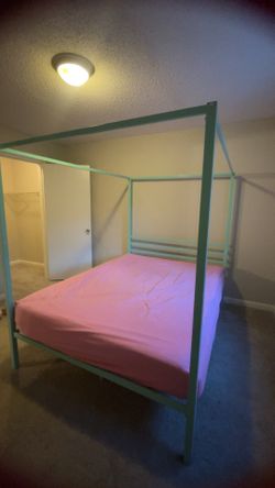 Teal Queen Size Bed Frame 