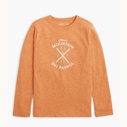 NWT Boys' Long-Sleeve Ski Patrol Graphic Tee Size XXS (2-3)