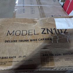 Allen Sports Deluxe 2-Bike Trunk Mount Rack, Model ZN102, Black