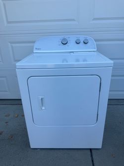 Whirlpool electric dryer for $150. Pick up only.