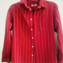 Two Wonder nation Boys’ Long-Sleeve Button-Down Shirts – Size 14/16