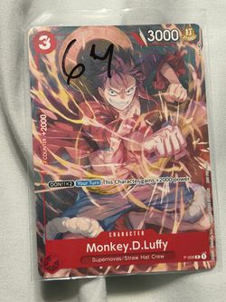 One Piece TCG Monkey D. Luffy P-006 Promo Card