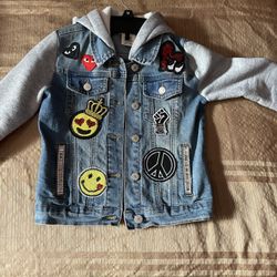 Girls Custom Jean Skirt Suit Size 7