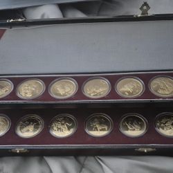 1(contact info removed) Chinese Medallions 12k Gold Plated. 