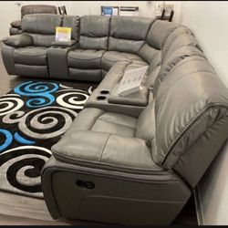 COMFY NEW MADRID RECLINING SECTIONAL SOFA ON SALE ONLY $1299. IN STOCK SAME DAY DELIVERY 🚚 EASY FINANCING 