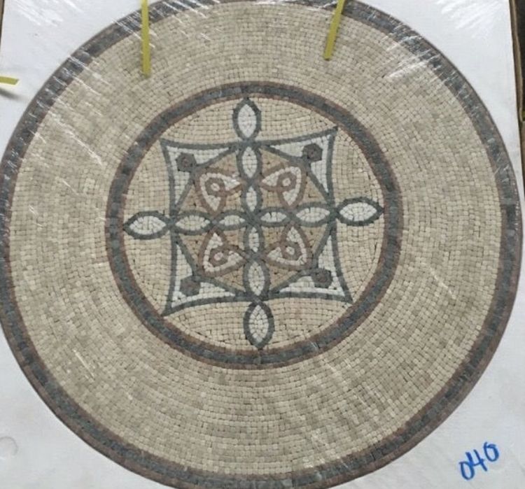 40” Floor Medallion Marble