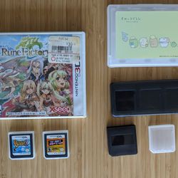 Nintendo 3DS and DS Games, Cart Storage, Rune Factory 4, NDS N3DS