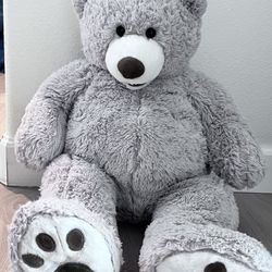 Smile Teddy Bear,  20 inch Medium Stuffed Bears with Big Footprints, Big Stuffed Animals Cuddly Plush Gifts