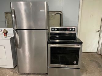 Set fridge and Electric Stove
