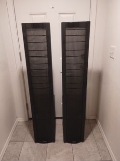 Electrostatic Speakers with 2 Amplifiers Martin Logan Aerius + 2 BGW A150 Ampifiers