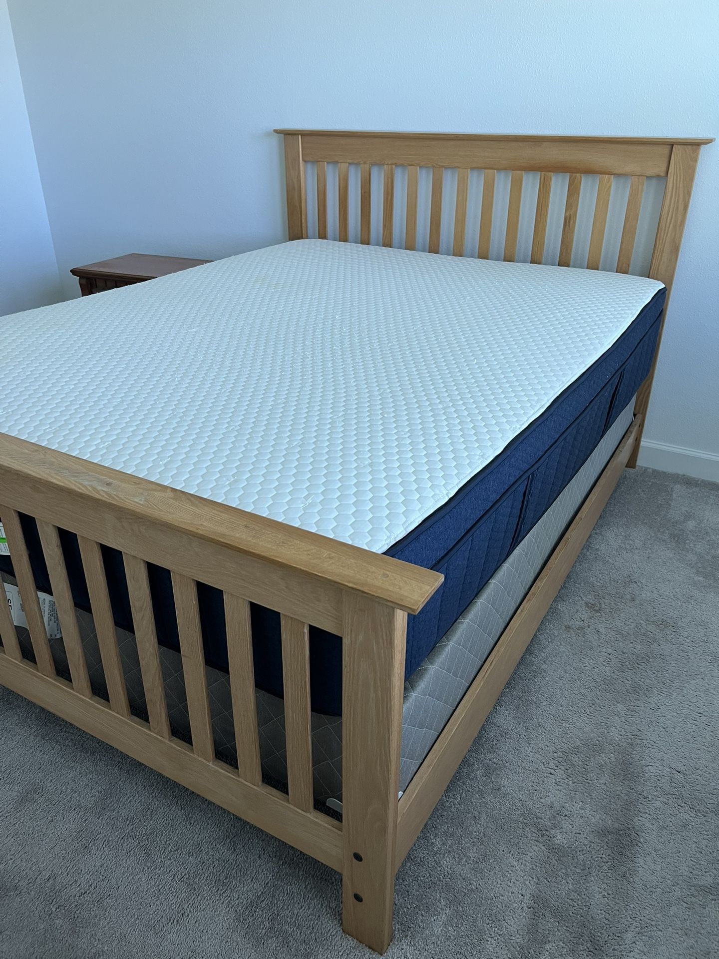 Queen Sized Craftsman Style Bed Frame - Estate Sale