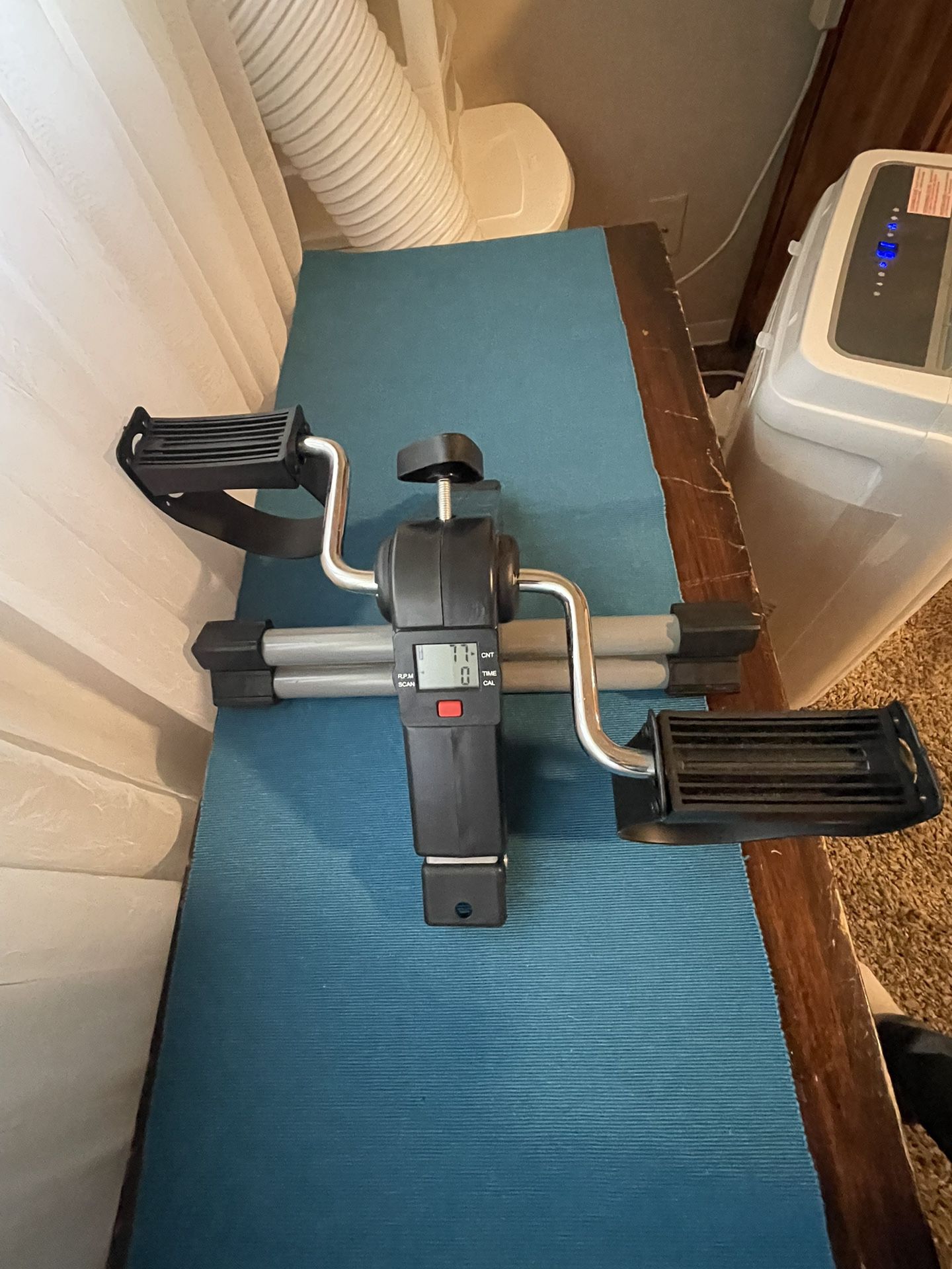 Exercise pedals. 