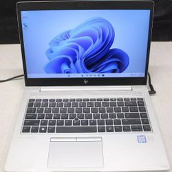 Aluminum Alloy HP EliteBook Pro Grade Laptop Intel Quad Core i5-8350u 16 GB RAM 256 GB Fast M.2 SSD 1080P LCD Webcam Wi-Fi & BT Wireless Win 11 Pro 