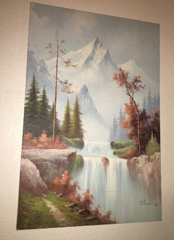 W Chapman oil on canvas