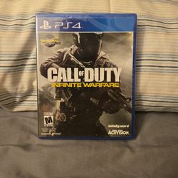 Call Of Duty Infinite Warefare For Playstation 4.