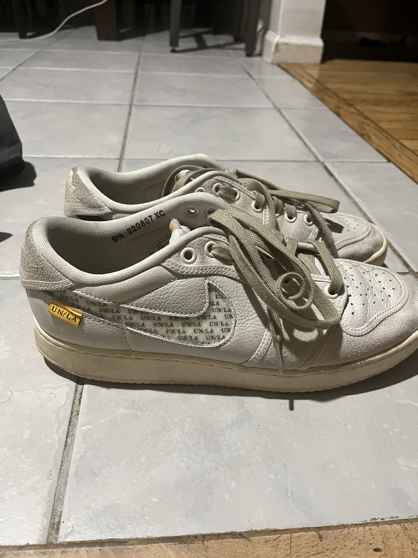 UNION LA X JORDAN 1 KO LOW 'WHITE NEUTRAL GR