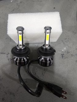 Bright 4 Side Mini LED Lights H7 Clear White LED Lights. 6000k.