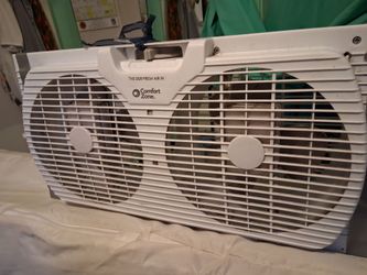 Comfort Zone Window Dual Fan