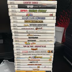 Wii And Wii U Games 