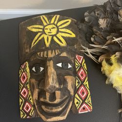 Authentic Wooden Mask 