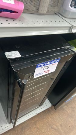 Black Mini Wine Cooler Refrigerator