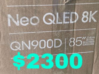 Samsung 85 8k 144Hz NEO QLED LED LCD TV top of the 8k line