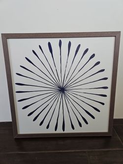 West Elm Framed Art Piece