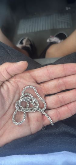 Italian silver rope