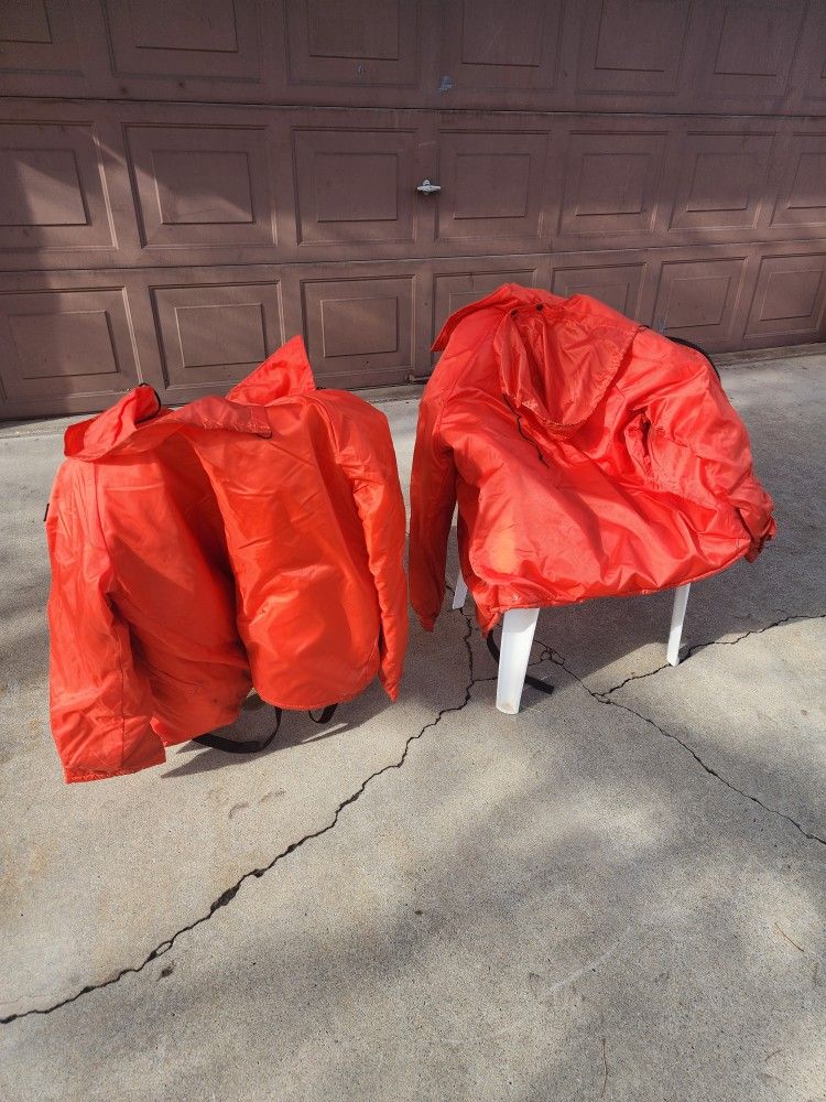 Stearns Full Life Jackets.