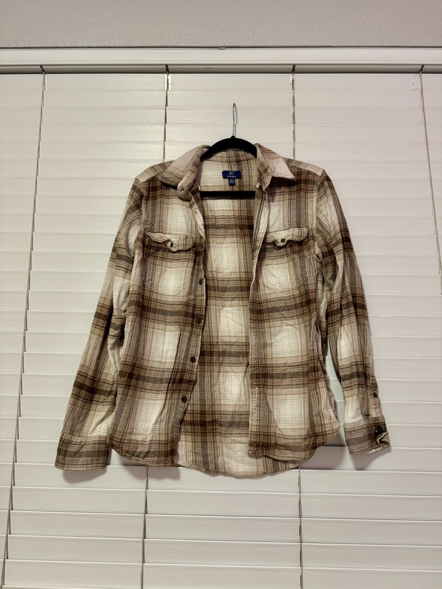 Plaid Button-Up Flannel