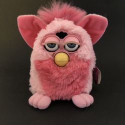Rare 1998 Pink Flamingo Furby W/Box and Instruction Manuals
