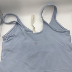 Lululemon Align Tank  Color Blue Linen  size # 4