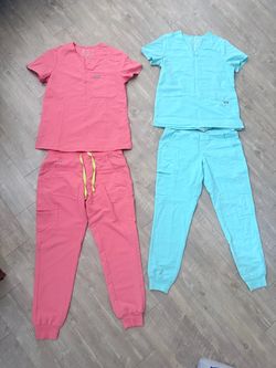 FIGS Two Scrub Sets Jogger Style