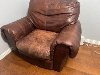 Egyptian leather chair