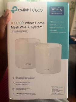 TP-Link Deco W3000 AX1500 Whole Home Mesh Wi-Fi 6 System (2-Pack)