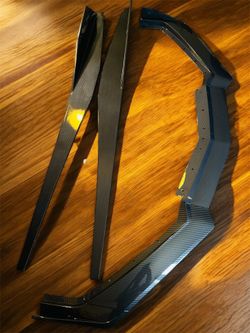 Full Body Kit Corvette C8 Stingray Z51 2020-2025 5VM Style Side Skirt & Front Lip carbon fiber