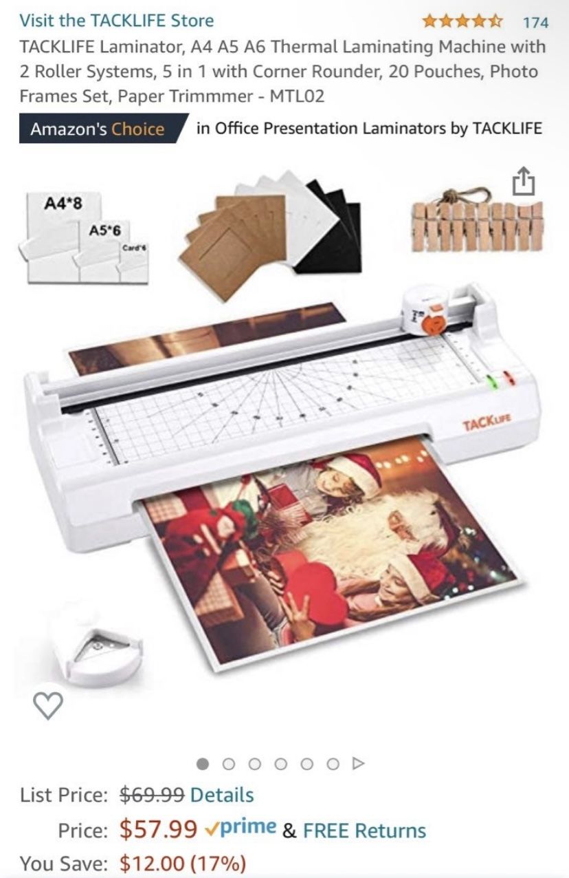 Tacklife Laminating Machine