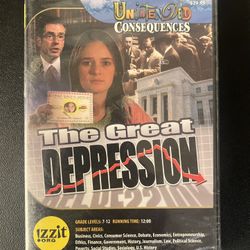 The Great Depression - Unintended Consequences (DVD 2007) New Sealed