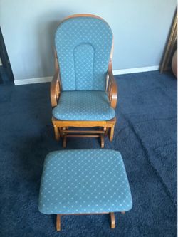 Glider and foot rest