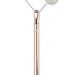 Rose Gold Necklace Rechargeable Vibrating New Toy Trendy Birthday Gift Bridal Shower Valentines  