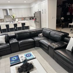 El Dorado Black Power Reclining Sectional C