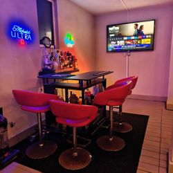 Home Bar Set With Led Signs 