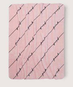 VS PINK Sherpa Blanket