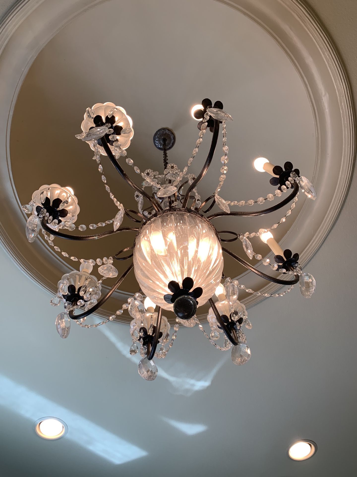 Beautiful elegant chandelier-