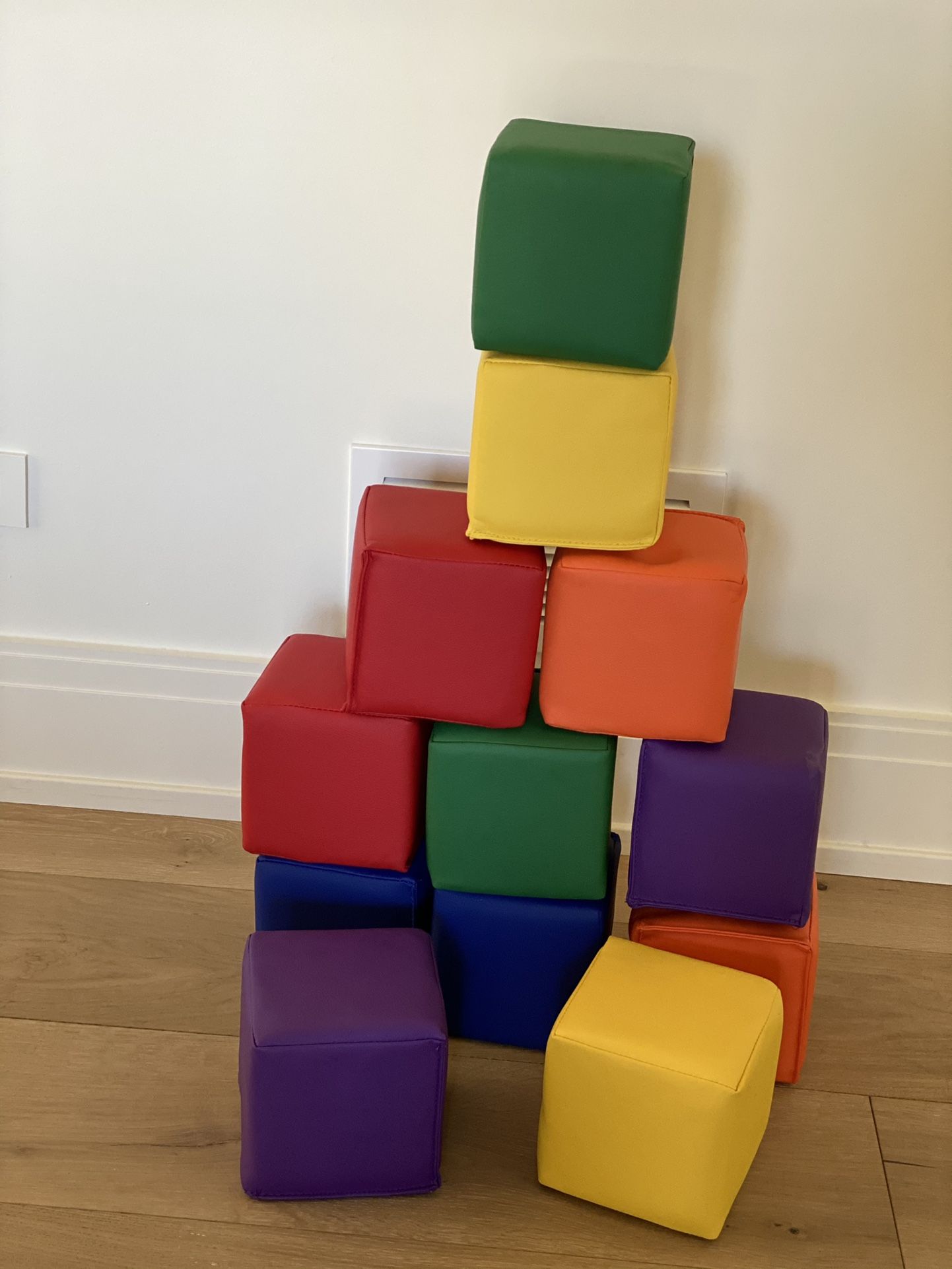 12 Primary Color Soft Blocks