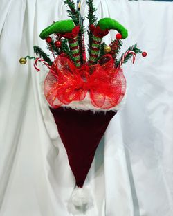 Hanging Santa hat