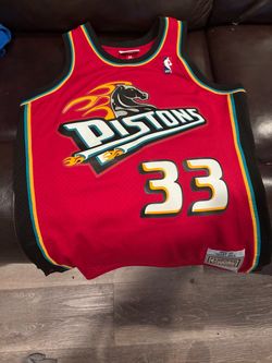 Grant hill classic real Detroit pistons jersey, Mitchel and Ness